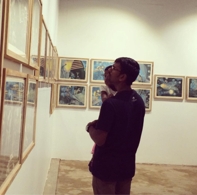 Tapas plates of ceviche, oysters and salmon